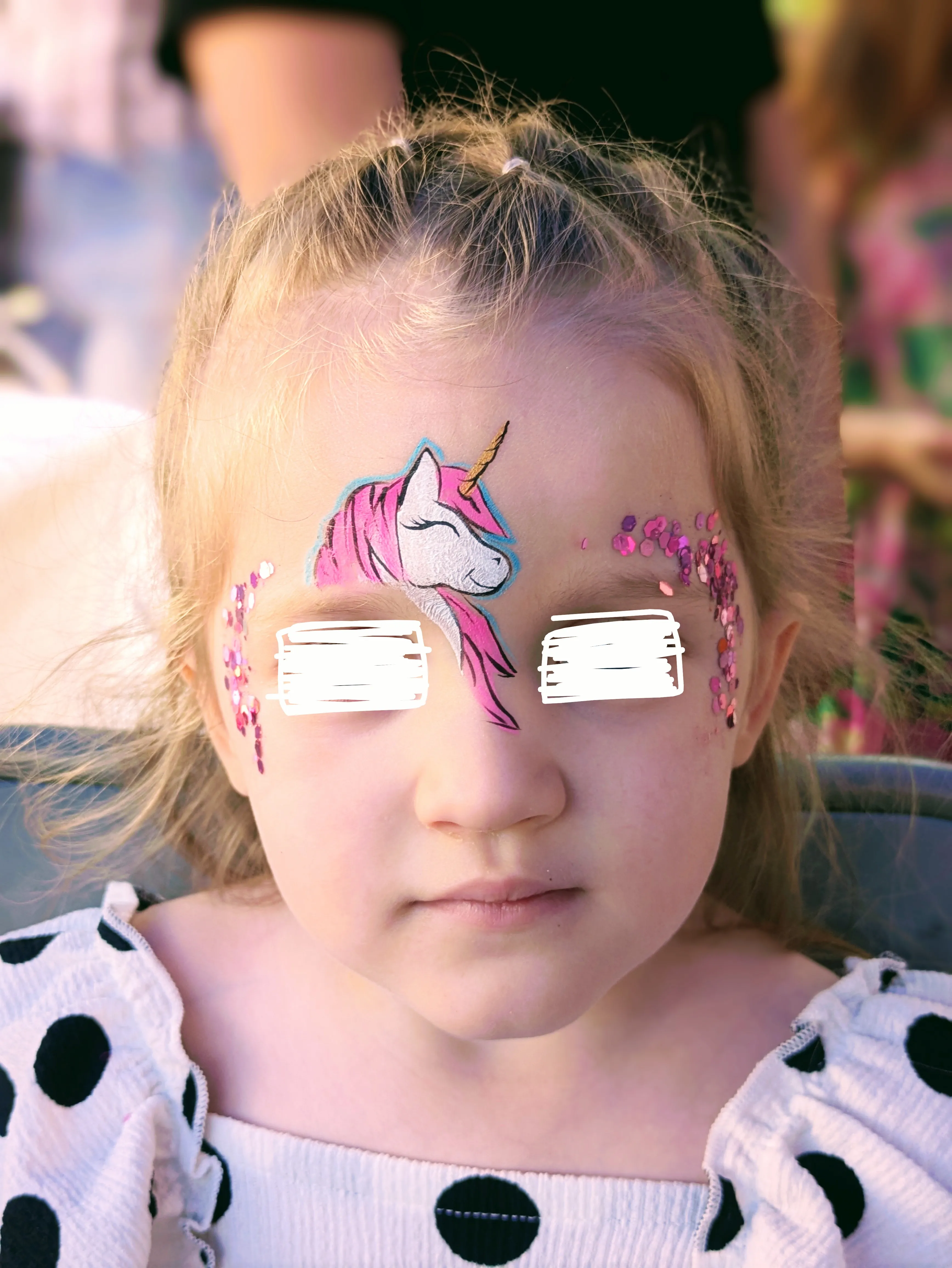 Maquillage artistique licorne pour enfant